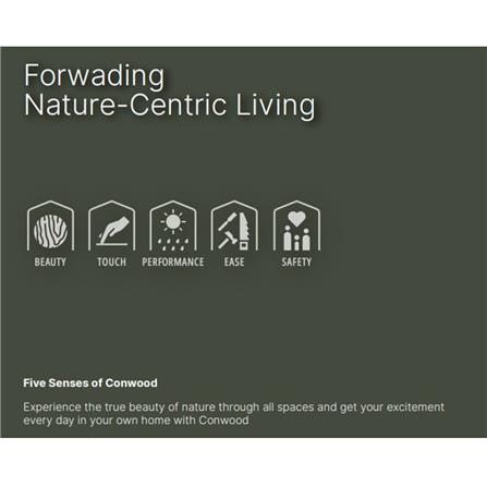 ไม้ระแนง ตกแต่งฝ้า CONWOOD 4 นิ้ว 10X300X1.1 ซม. สีขาวงาช้าง_4