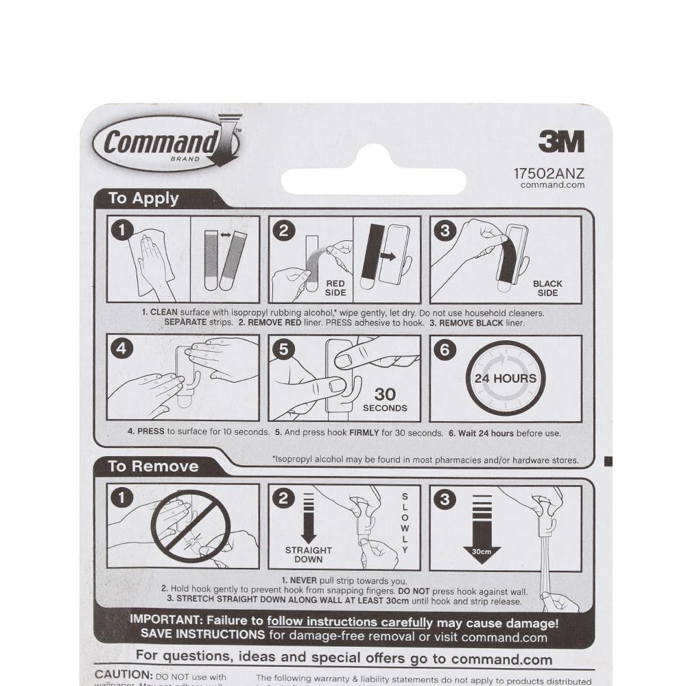 ขอแขวนเทปกาว 3M COMMAND XA004197290(1x3)