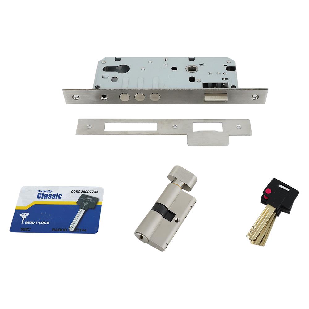 มือจับก้านโยกห้องทั่วไป MORTISE  MTL DTH-132 สีสเตนเลส