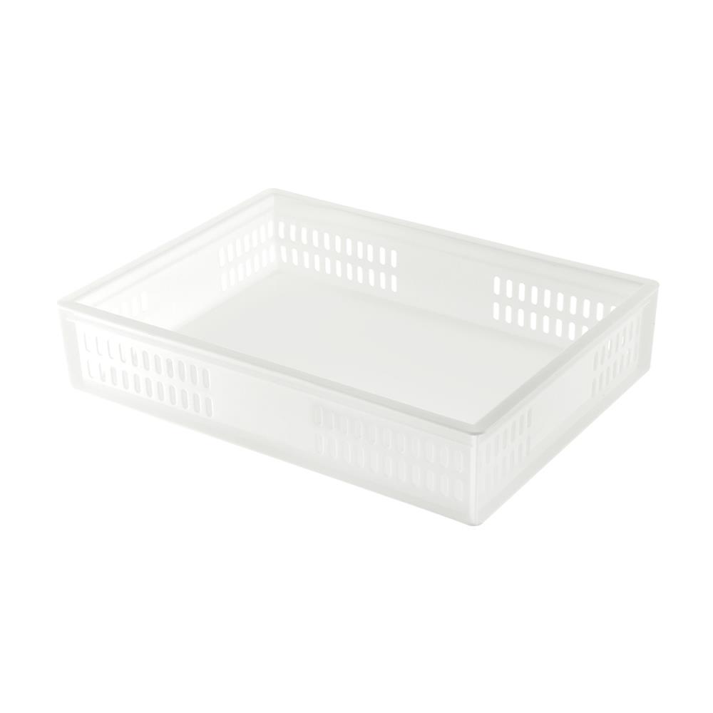 กล่องซ้อนได้ STACKO DT-01 24.2x32.8x6.8 ซม. สีขาว_1