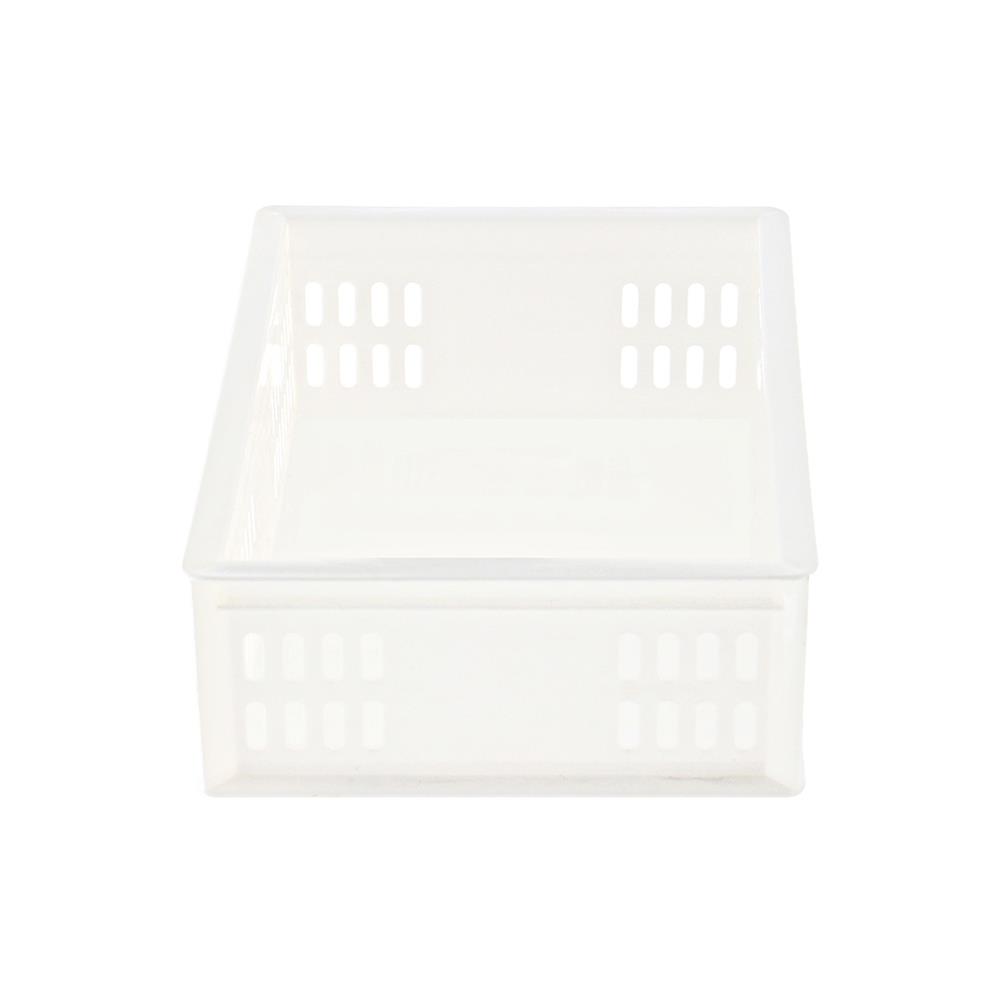 กล่องซ้อนได้ STACKO UT 21 24.2x16.3x6.8 ซม. สีขาว