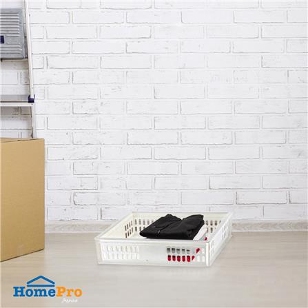 กล่องซ้อนได้ STACKO UT 21 24.2x16.3x6.8 ซม. สีขาว_3