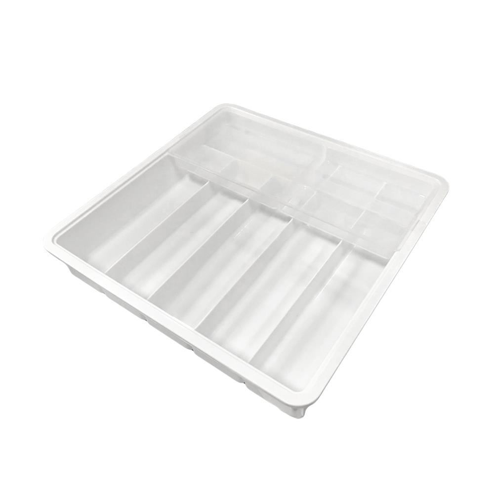 ถาดเครื่องเขียน KEYWAY SY-69 31.9x31.9x5.9 ซม. สีขาว