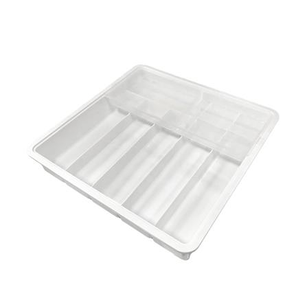 ถาดเครื่องเขียน KEYWAY SY-69 31.9x31.9x5.9 ซม. สีขาว