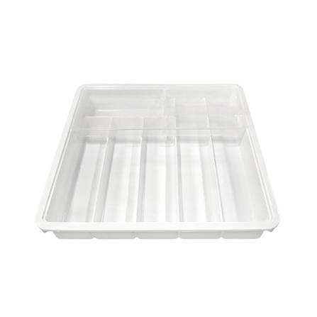 ถาดเครื่องเขียน KEYWAY SY-69 31.9x31.9x5.9 ซม. สีขาว_1