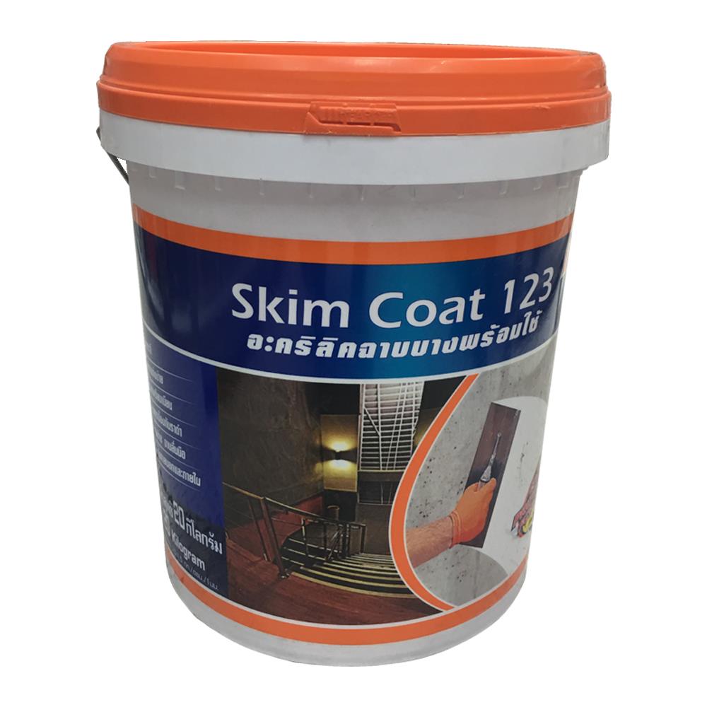 อะคริลิกฉาบ BESBOND 123 20 กก. สีขาว