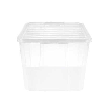 กล่องเก็บของ ฝาล็อค STACKO FAMILI 70.5 ลิตร สีใส_2