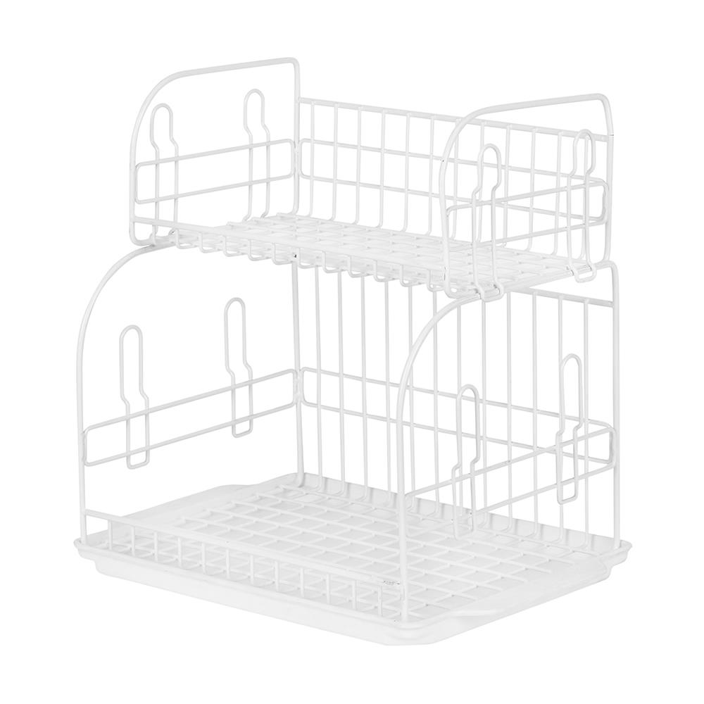 ชั้นวางคว่ำแก้วลวดเคลือบ 2 ชั้น EKONO 3042E_0