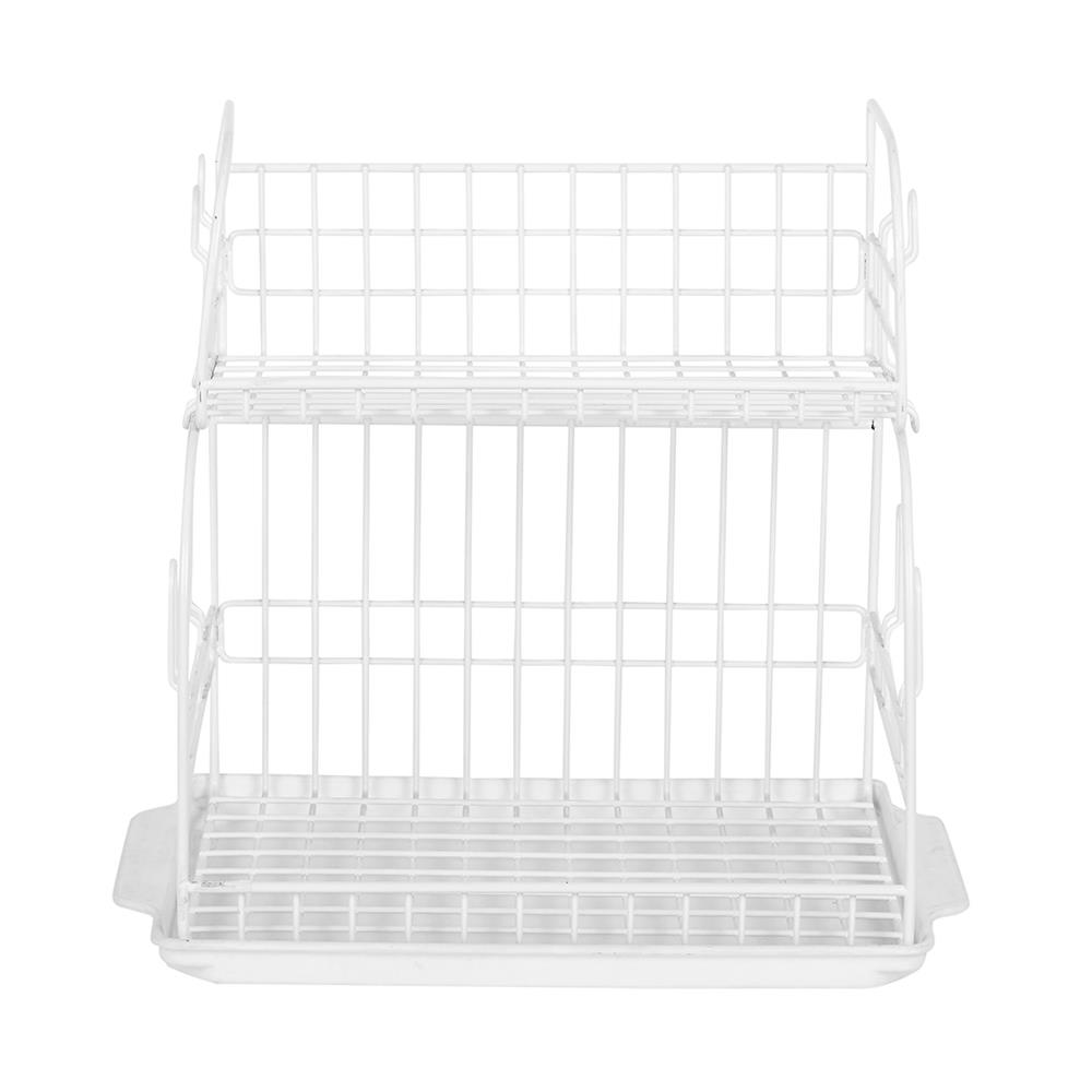 ชั้นวางคว่ำแก้วลวดเคลือบ 2 ชั้น EKONO 3042E