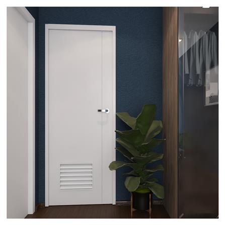 ประตูห้องน้ำ PVC AZLE GROOVE เกล็ดล่าง 70X200 ซม. สีขาว_3