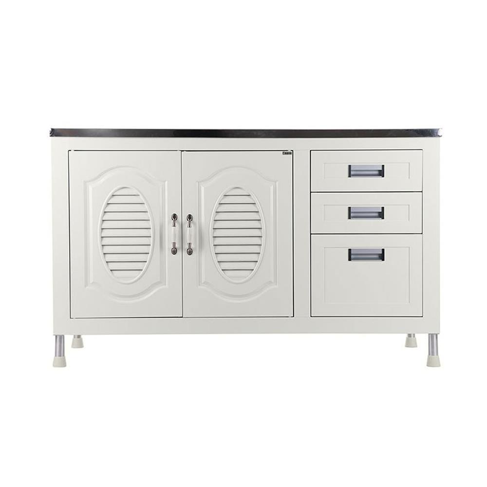 ตู้ตั้งพื้น ABS CABIN LILY 2B1D 140 ซม. สีครีม