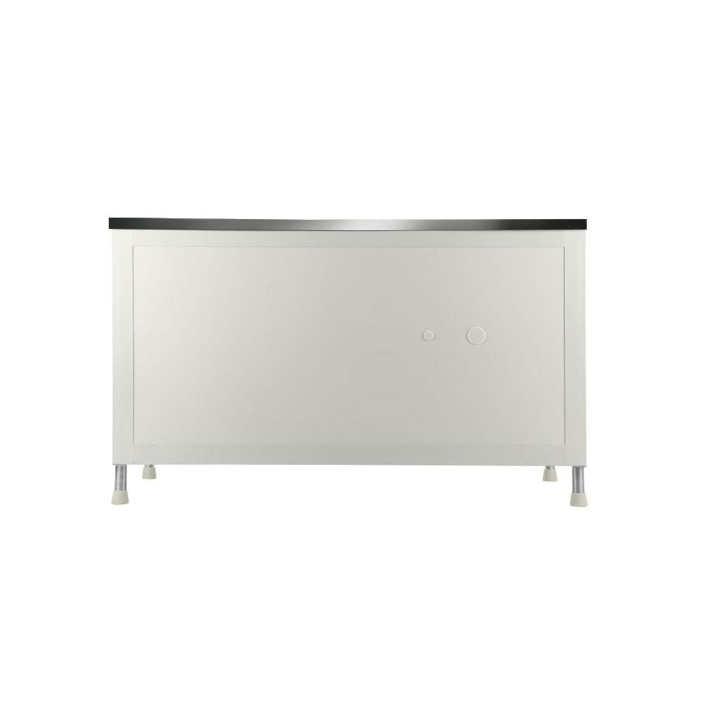 ตู้ตั้งพื้น ABS CABIN LILY 2B1D 140 ซม. สีครีม