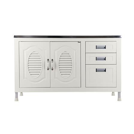 ตู้ตั้งพื้น ABS CABIN LILY 2B1D 140 ซม. สีครีม_1