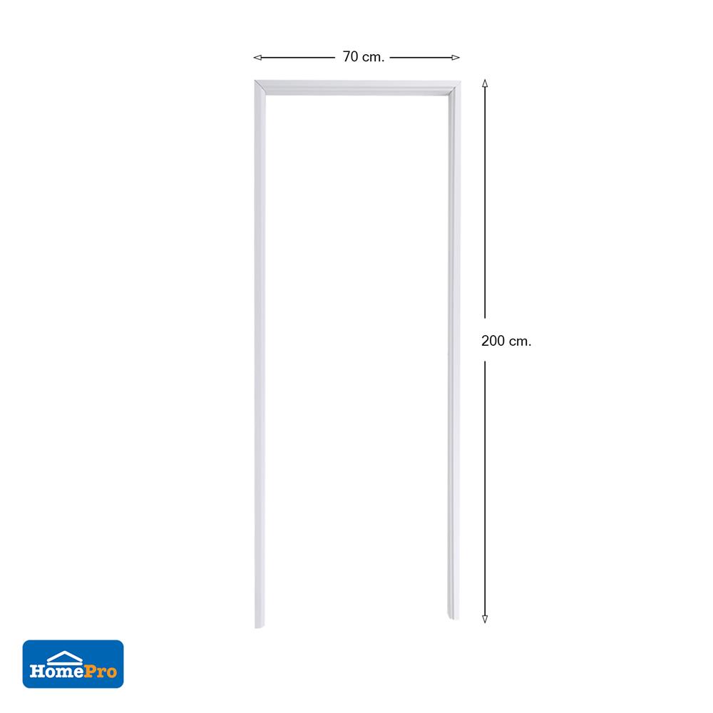 วงกบประตู PVC AZLE 70X200 ซม. สีขาว