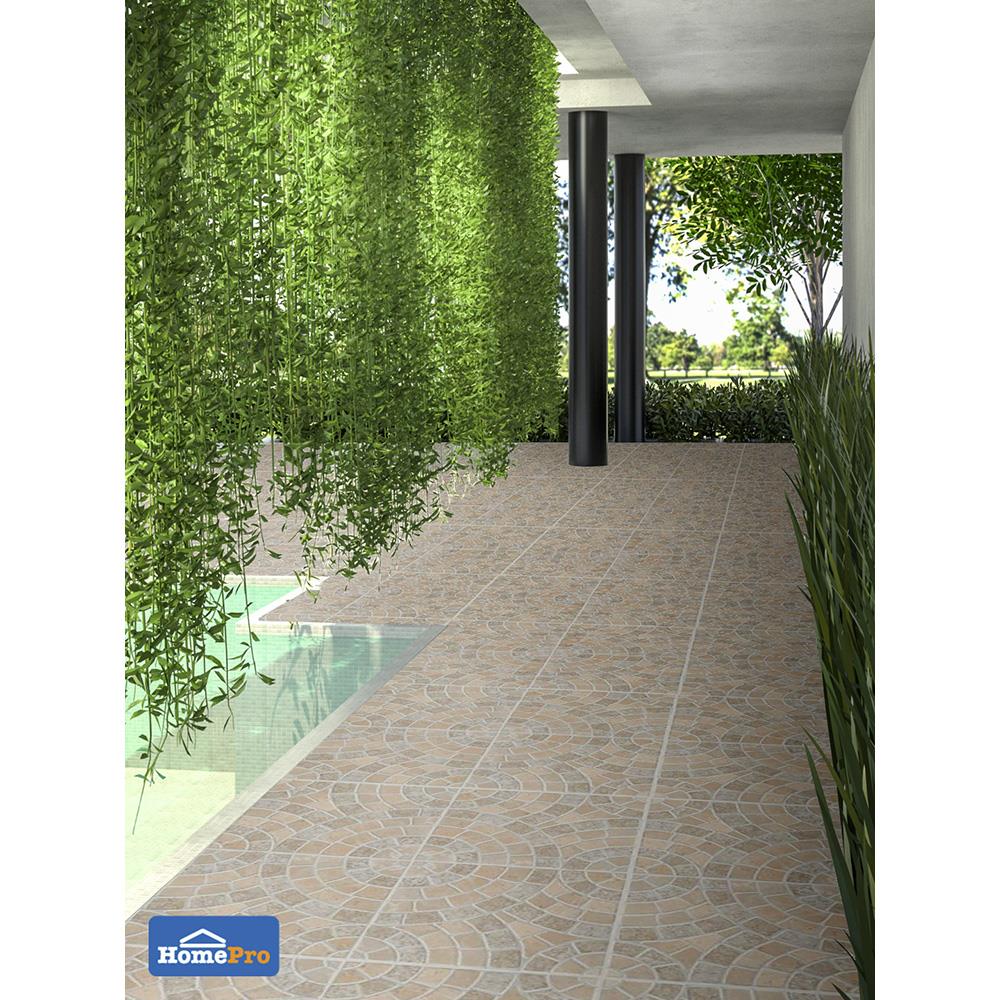 กระเบื้องพื้น 16x16 นิ้ว COTTO ทาร์เบส น้ำตาล PM 0.96M2