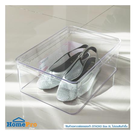 กล่องรองเท้า STACKO 885RS 21.5x30.5x11.7 ซม. สีใส_4