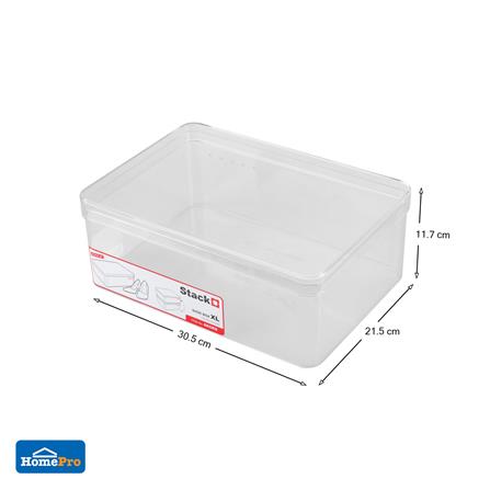 กล่องรองเท้า STACKO 885RS 21.5x30.5x11.7 ซม. สีใส_7
