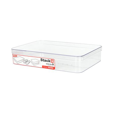 กล่องรองเท้า STACKO 886RS 19.2x28x5.7 ซม. สีใส