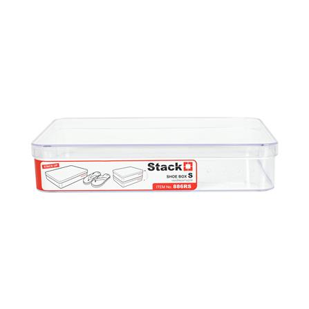 กล่องรองเท้า STACKO 886RS 19.2x28x5.7 ซม. สีใส_2