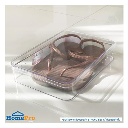 กล่องรองเท้า STACKO 886RS 19.2x28x5.7 ซม. สีใส_4