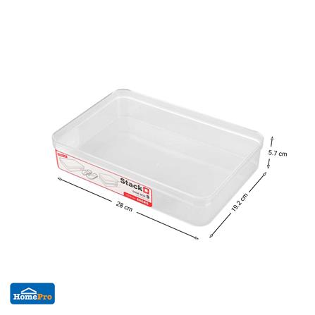 กล่องรองเท้า STACKO 886RS 19.2x28x5.7 ซม. สีใส_7