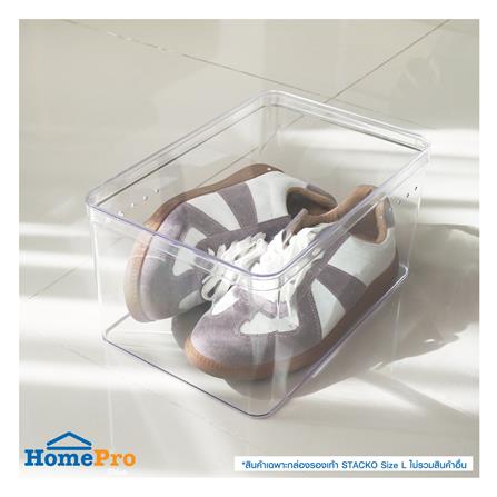 กล่องรองเท้า STACKO 889RS 19.2x28x15 ซม. สีใส_4