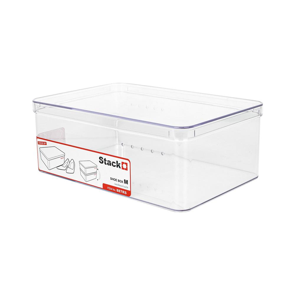 กล่องรองเท้า STACKO 887RS 19.2x28x10.7 ซม. สีใส_0