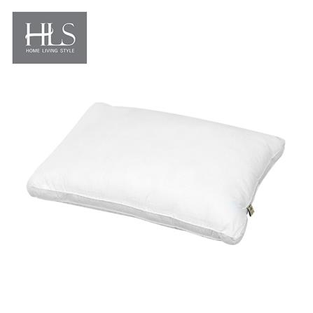 หมอนหนุน ขนห่านเทียม HOME LIVING STYLE DOWN ALTERNATIVE MEDIUM 19x29 นิ้ว สีขาว