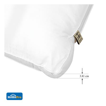 หมอนหนุน ขนห่านเทียม HOME LIVING STYLE DOWN ALTERNATIVE MEDIUM 19x29 นิ้ว สีขาว_8