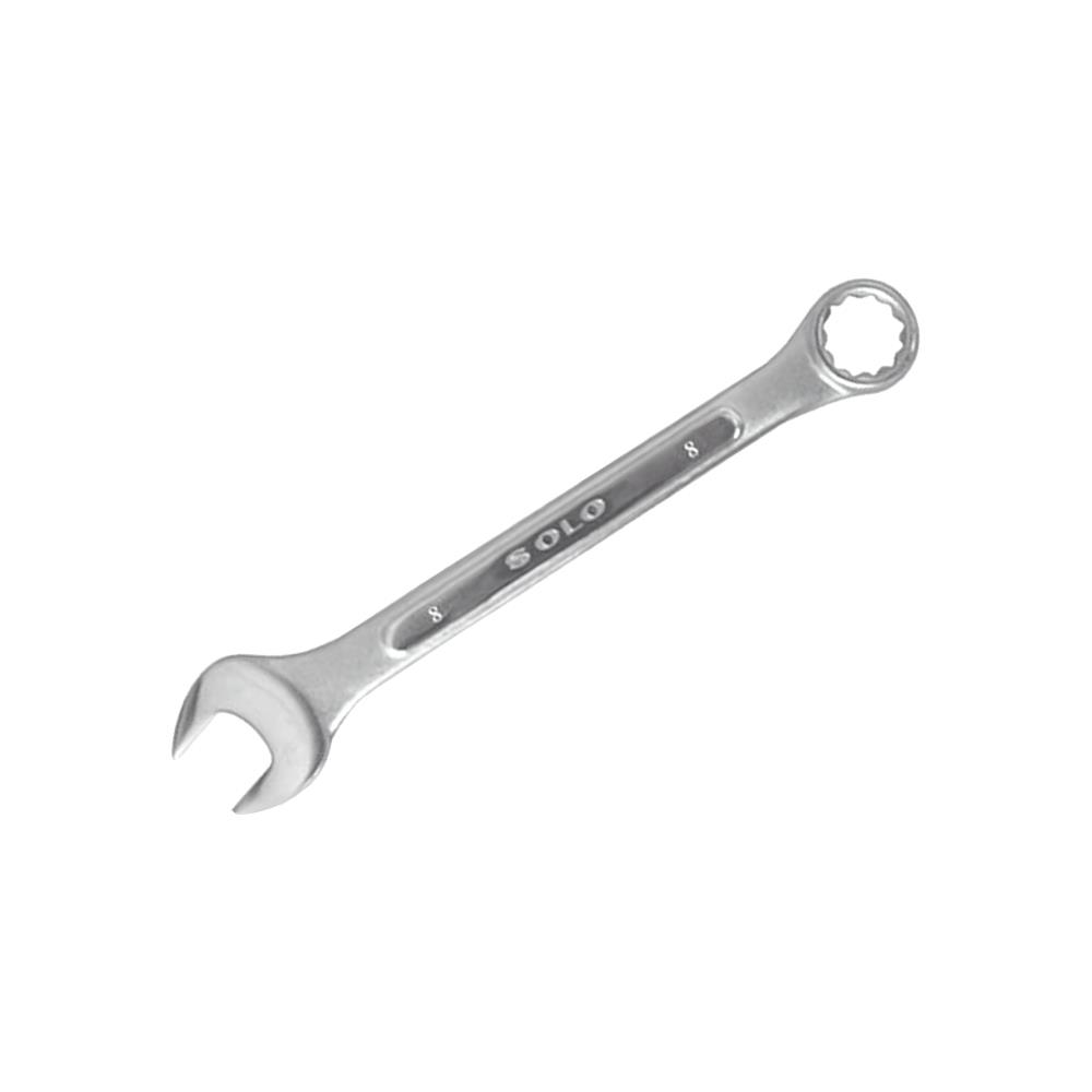 ประแจแหวนข้างปากตายทรงญี่ปุ่น SOLO 8 มม.