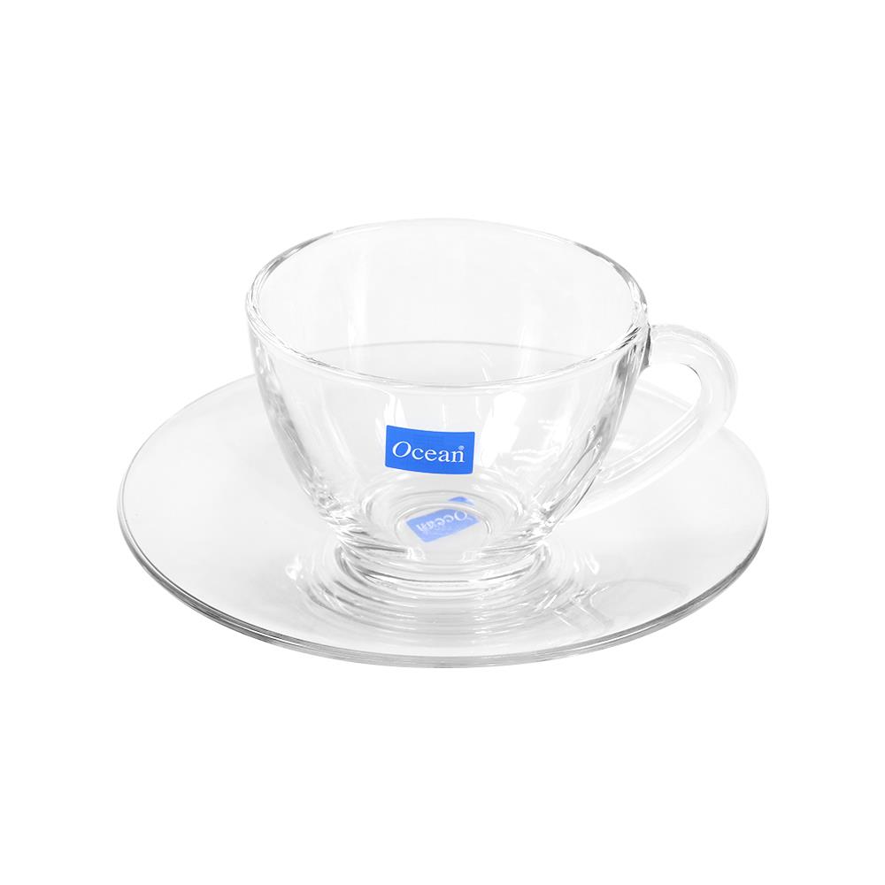 ชุดถ้วยกาแฟแก้ว 230ml OCEAN GLASS COSMO TEA