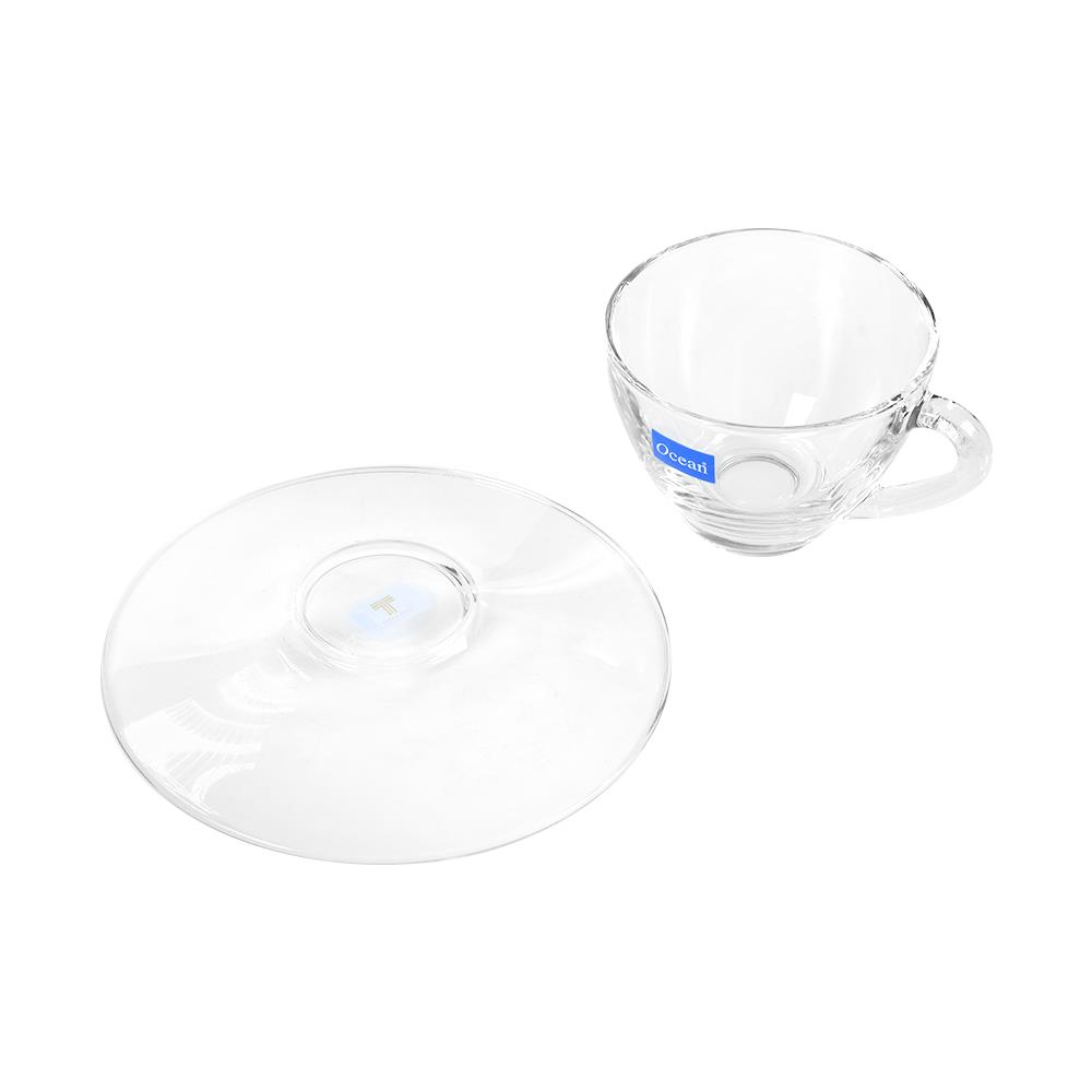 ชุดถ้วยกาแฟแก้ว 230ml OCEAN GLASS COSMO TEA