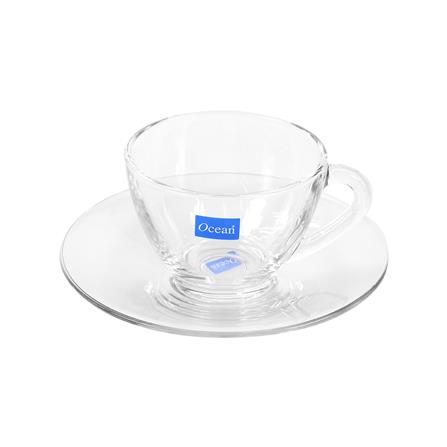 ชุดถ้วยกาแฟแก้ว 230ml OCEAN GLASS COSMO TEA_0