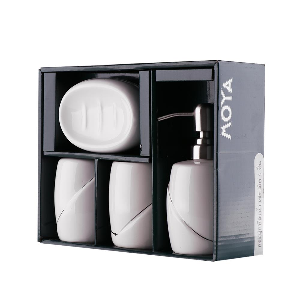 กระปุกห้องน้ำเซรามิก MOYA B80290