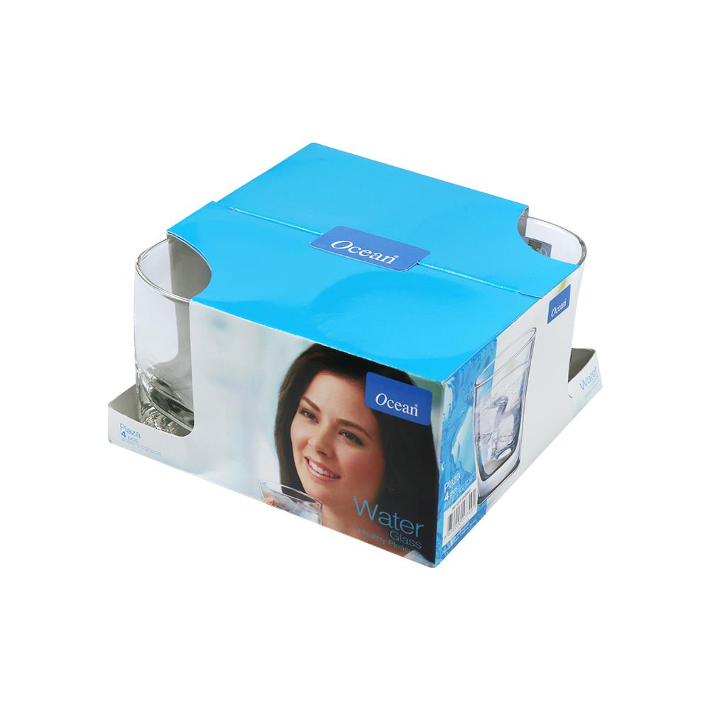 แก้วน้ำ 280ml OCEAN GLASS PLAZA แพ็ค 4 ใบ