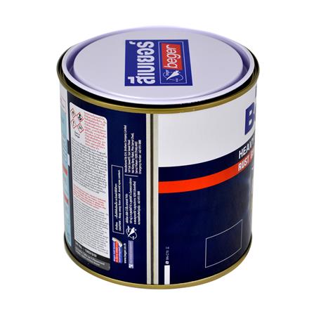 สีงานอุตสาหกรรม BEGER RUST GUARD PART B สีดำ 1/4 แกลลอน_3