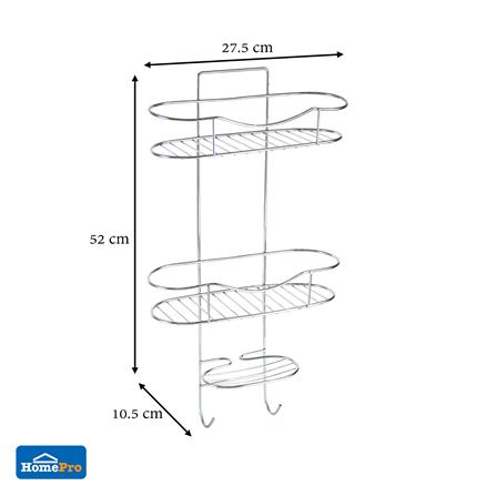 ชั้นแขวนติดผนัง 3 ชั้น BATH TIME BT-P405 SS201_4