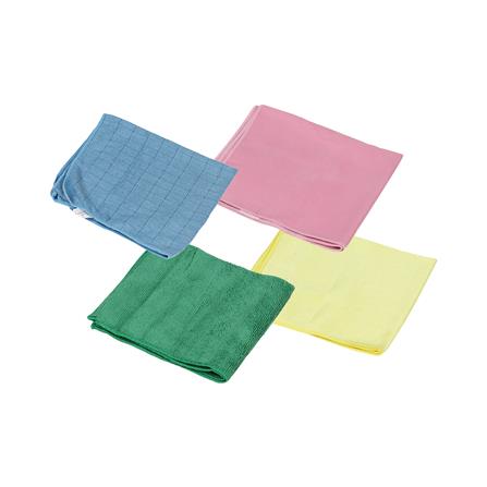 ผ้าไมโครไฟเบอร์ทำความสะอาดอเนกประสงค์ ACCO 35x40cm แพ็ค4 หลากสี_1