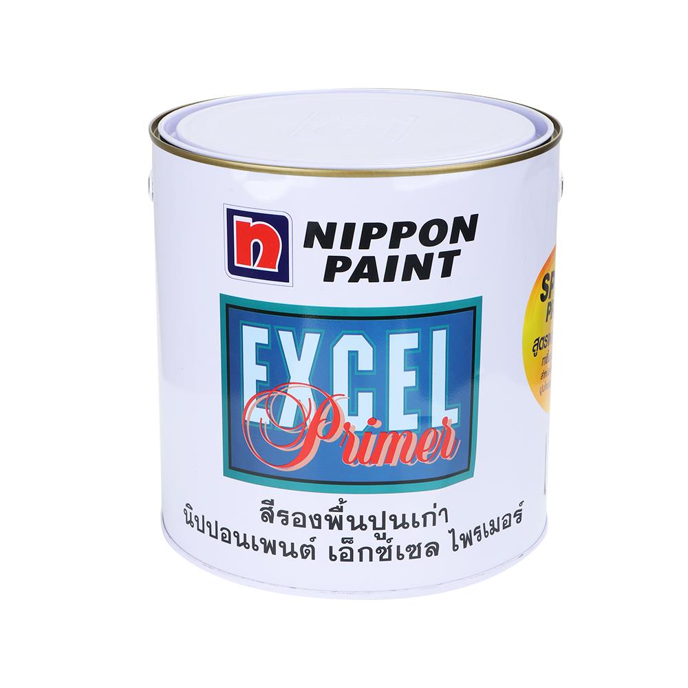 สีรองพื้นปูนเก่า ชนิดด้าน NIPPON PAINT EXCEL PRIMER 1 แกลลอน