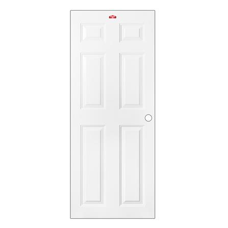 ประตูภายนอกเหล็ก เจาะลูกบิด PROFESSIONAL DOOR A1W 79.2x199.4 ซม. สีขาว