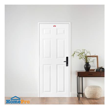 ประตูภายนอกเหล็ก เจาะลูกบิด PROFESSIONAL DOOR A1W 79.2x199.4 ซม. สีขาว_2