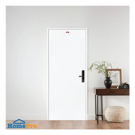 ประตูภายนอกเหล็ก เจาะลูกบิด PROFESSIONAL DOOR D1W 79.2x199.4 ซม. สีขาว_2