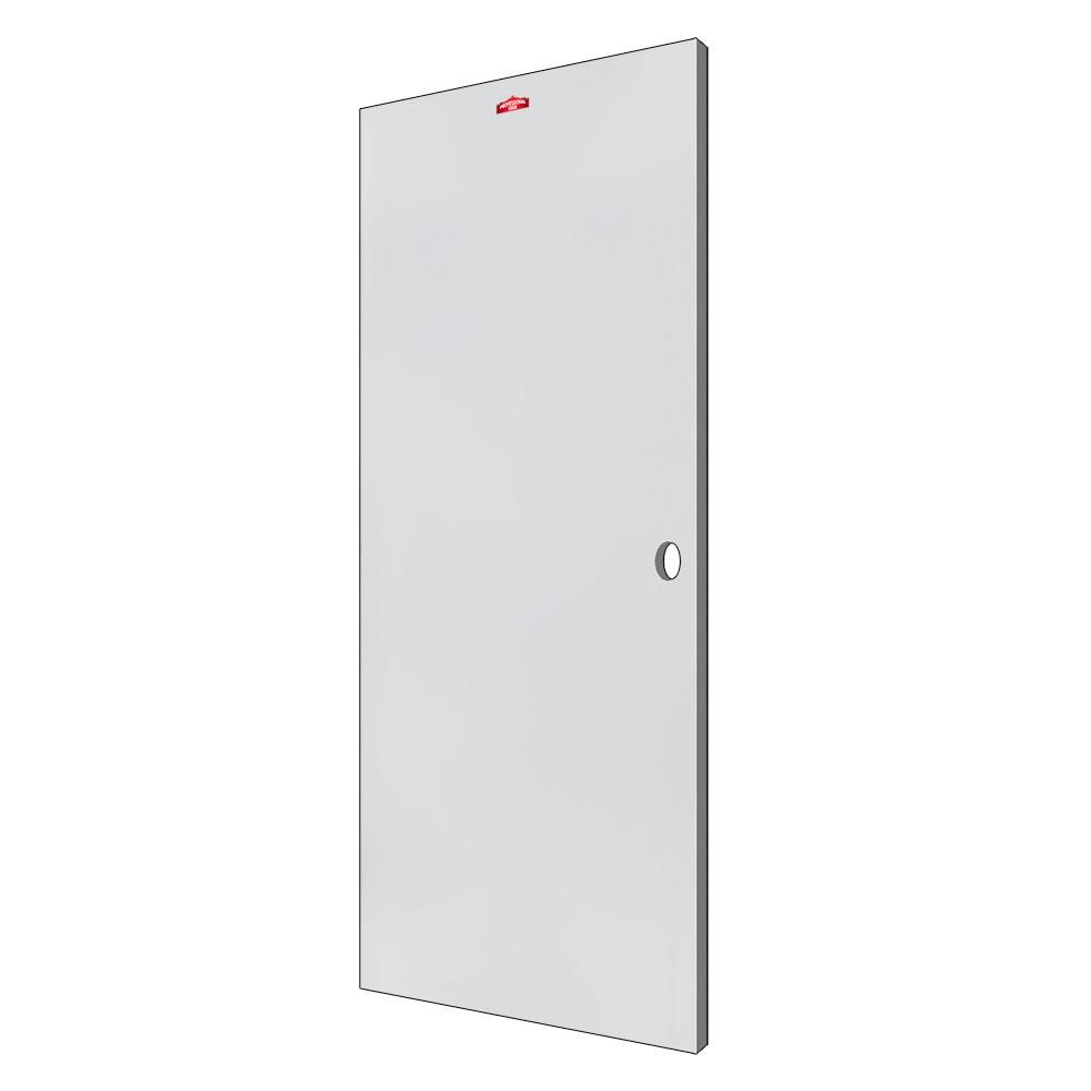 ประตูภายนอกเหล็ก เจาะลูกบิด PROFESSIONAL DOOR D1C 79.2x199.4 ซม. สีครีม