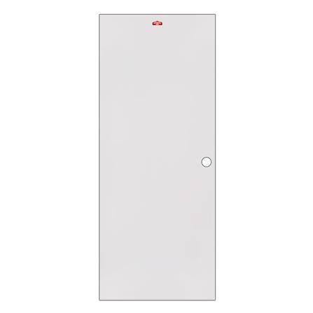 ประตูภายนอกเหล็ก เจาะลูกบิด PROFESSIONAL DOOR D1C 79.2x199.4 ซม. สีครีม_0