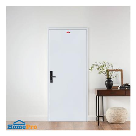 ประตูภายนอกเหล็ก เจาะลูกบิด PROFESSIONAL DOOR D1G 79.2x199.4 ซม. สีเทา_2