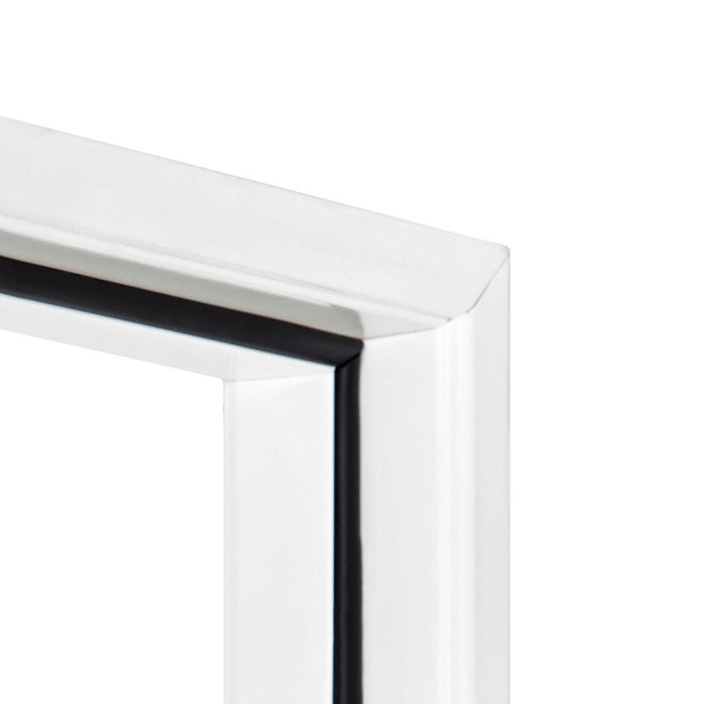 วงกบประตูเหล็ก PROFESSIONAL DOOR FR1RW 80X200 ซม. สีขาว