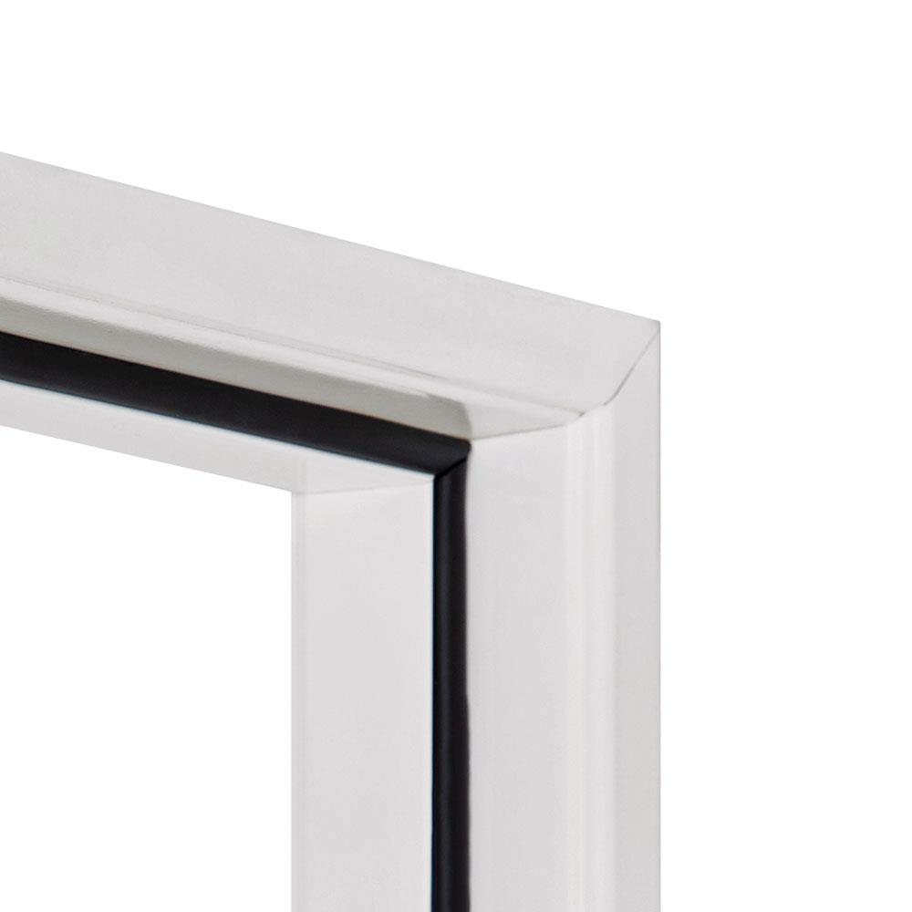 วงกบประตูเหล็ก PROFESSIONAL DOOR FR1LC 80X200 ซม. สีครีม