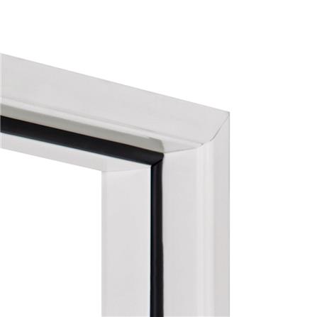 วงกบประตูเหล็ก PROFESSIONAL DOOR FR1LC 80X200 ซม. สีครีม_1