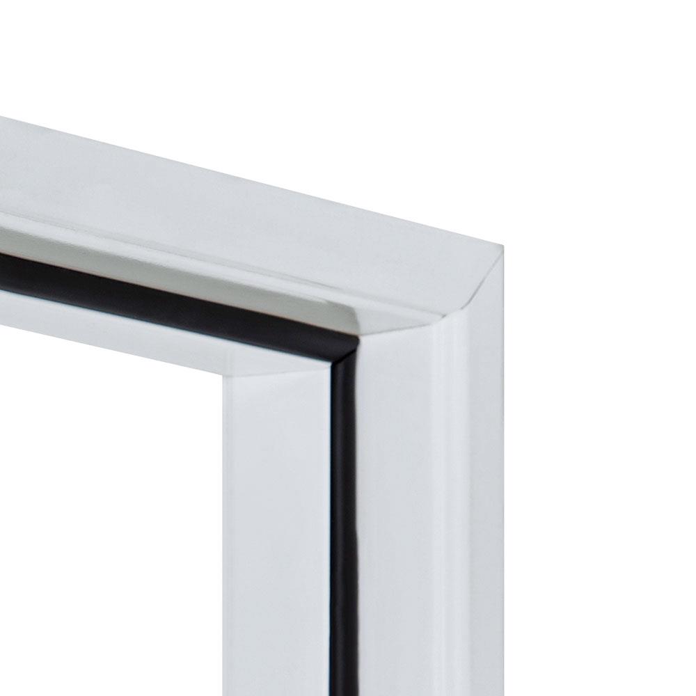 วงกบประตูเหล็ก PROFESSIONAL DOOR FR1RG 86.4x203.5 ซม. สีเทา