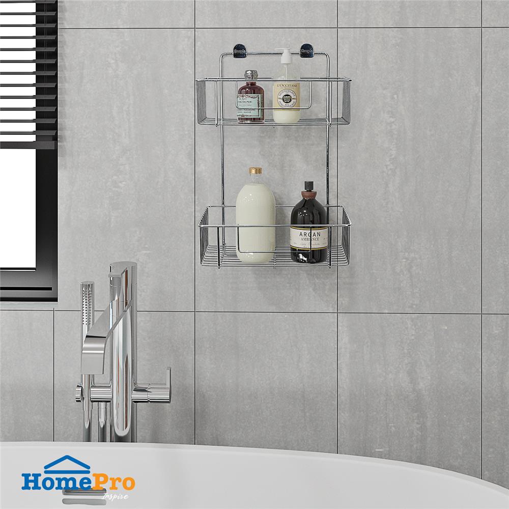 ชั้นแขวนติดผนัง 2 ชั้น BATH TIME BT-P102N SS201